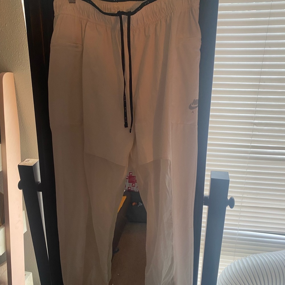 White Nike sweats